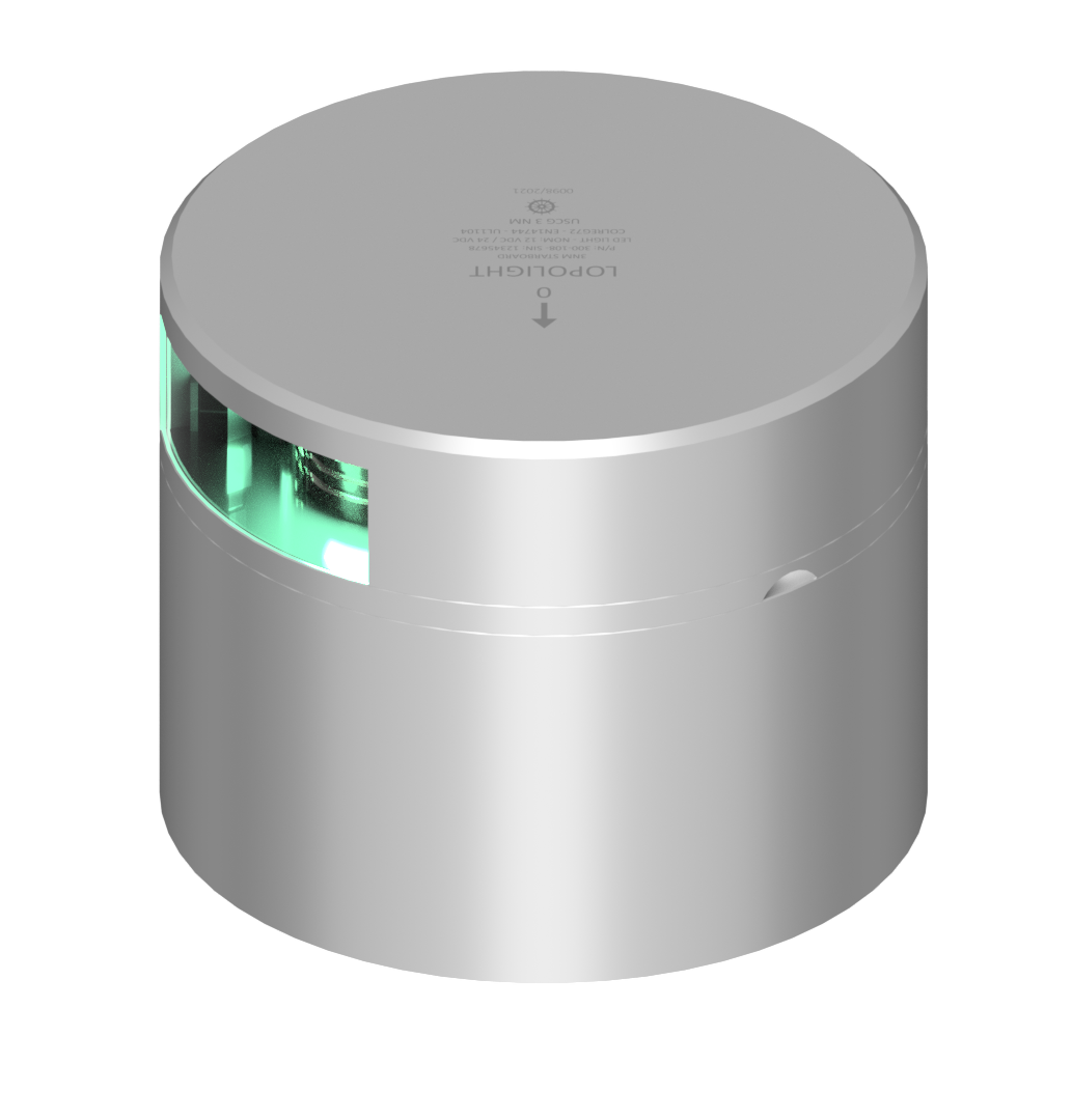 2nm 112,5° Green, STBD,silver w/Conn&CS/CD-base 2nm 112,5° Green, STBD,silver w/Conn&CS/CD-base